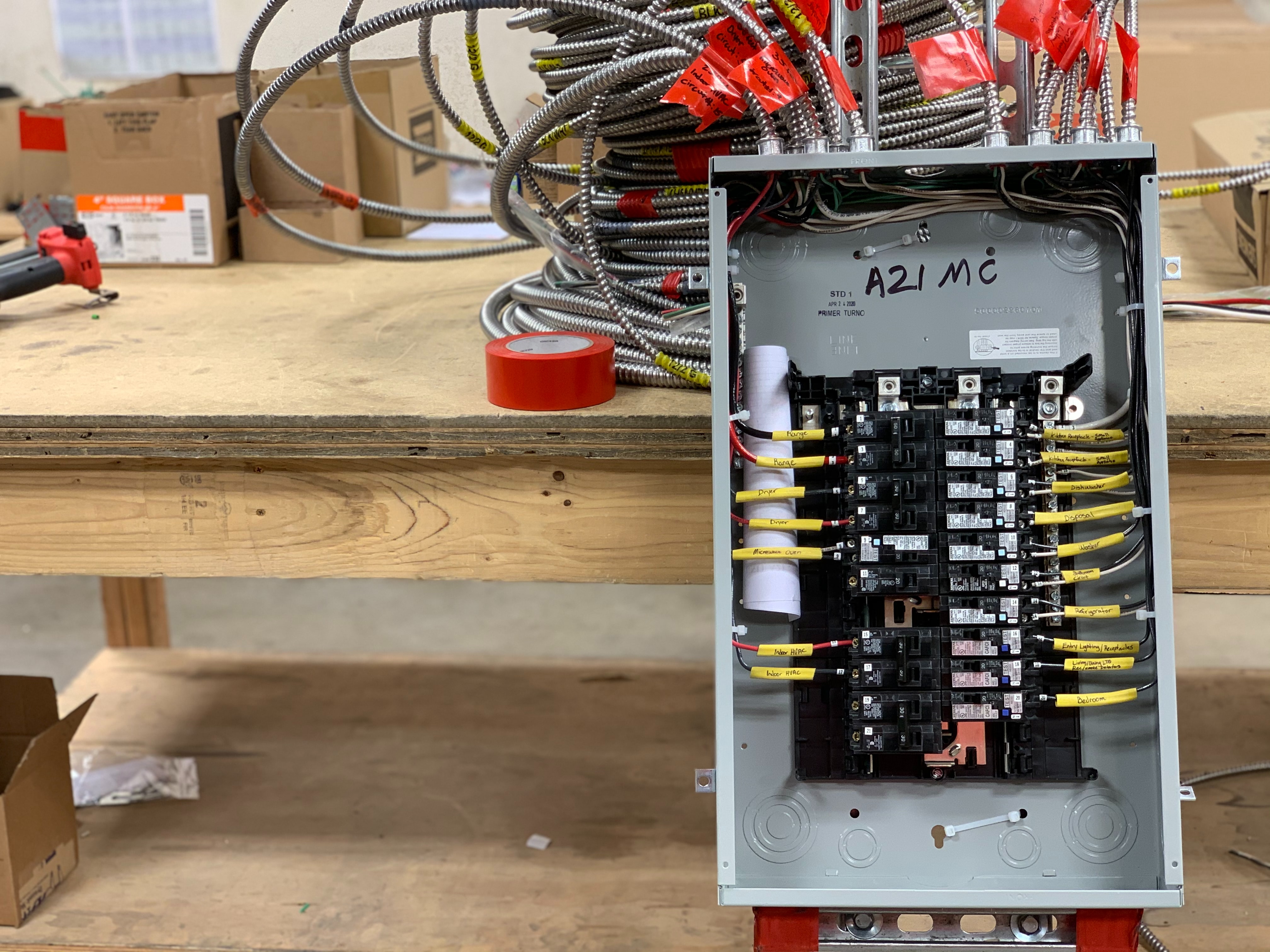 Commercial electrical installation