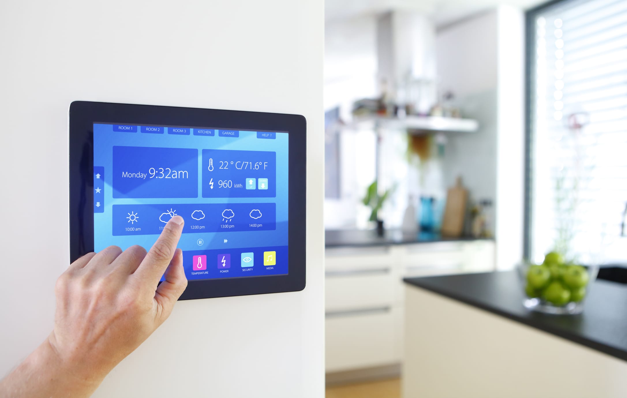 Home automation control panel